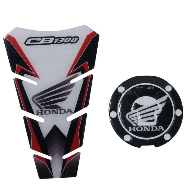 مجموعه برچسب محافظ باک موتور سیکلت مدل 01 مناسب برای هوندا CB1300 بسته 2 عددی