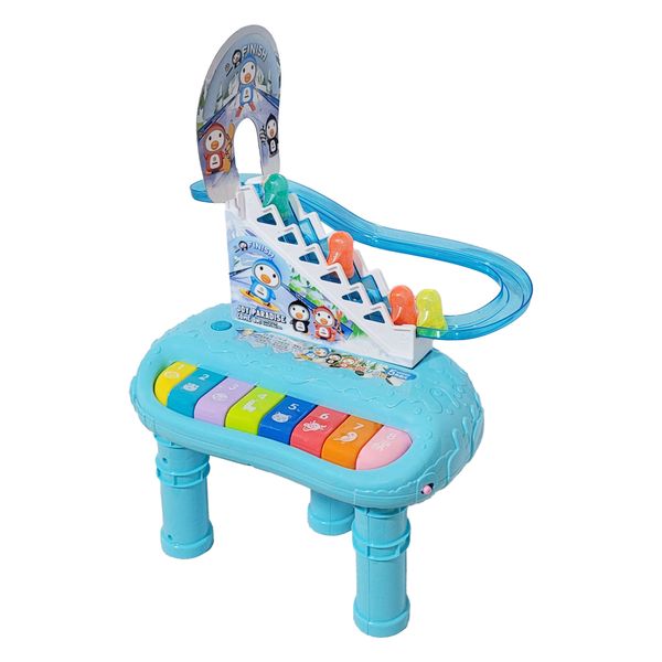 اسباب بازی مدل پیانو و پله و سرسره پنگوئن موزیکال کد 090012