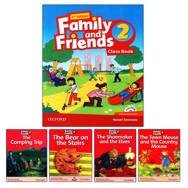 کتاب Family And Friends 2 اثر جمعی از نویسندگان انتشارات آرماندیس پنج جلدی