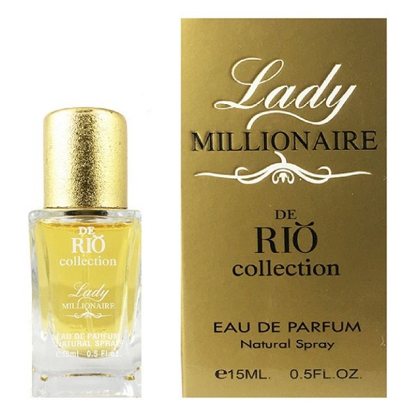 عطر جیبی زنانه ریو کالکشن مدل Lady Millionaire حجم 20 میلی لیتر