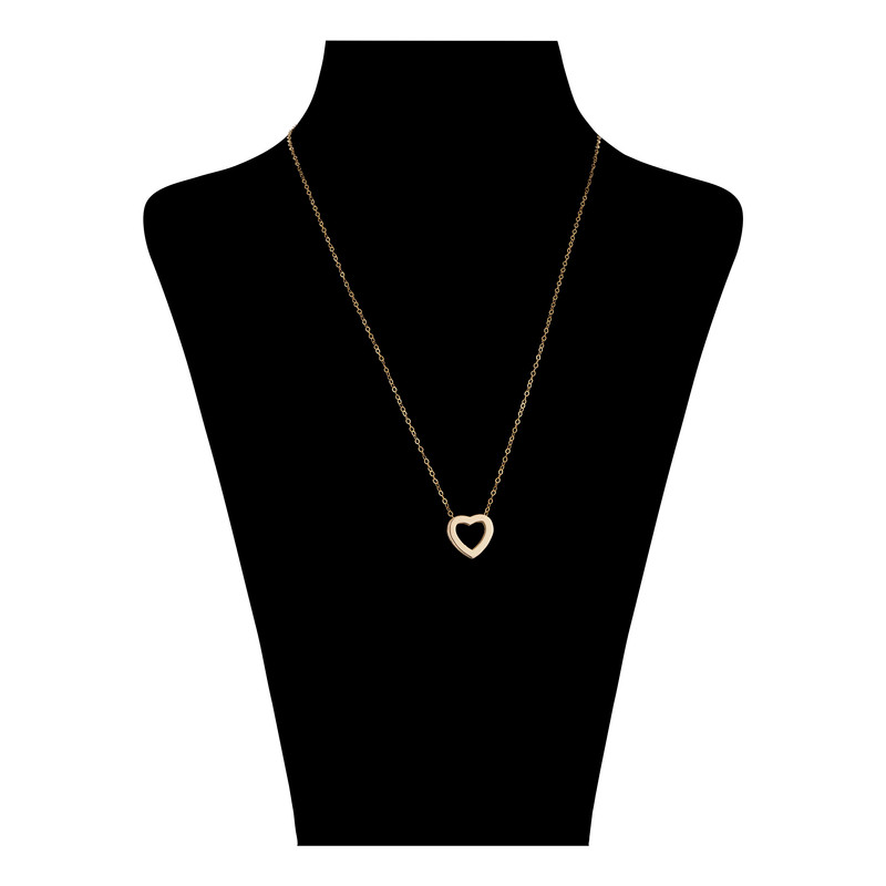 گردنبند طلا 18 عیار زنانه مایا ماهک مدل MM1868 طرح قلب