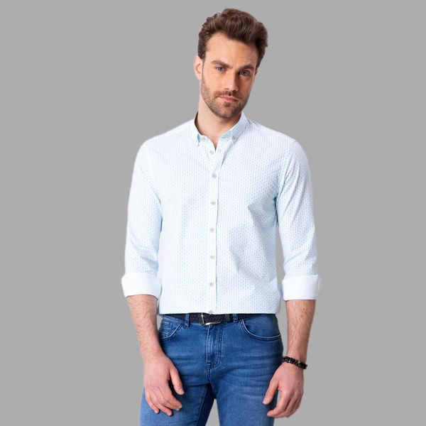 پیراهن آستین بلند مردانه پیر کاردین مدل 50203485-VR007