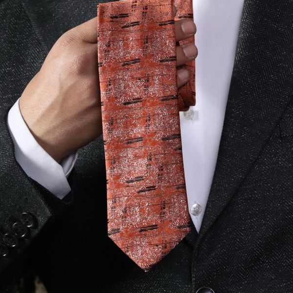 ست کراوات و دستمال جیب مردانه نسن مدل TM10