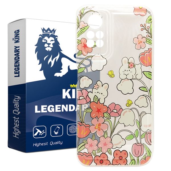 کاور لجندری کینگ طرح khargoshwhite مناسب برای گوشی موبایل شیائومی Redmi Note 12 Pro 4G