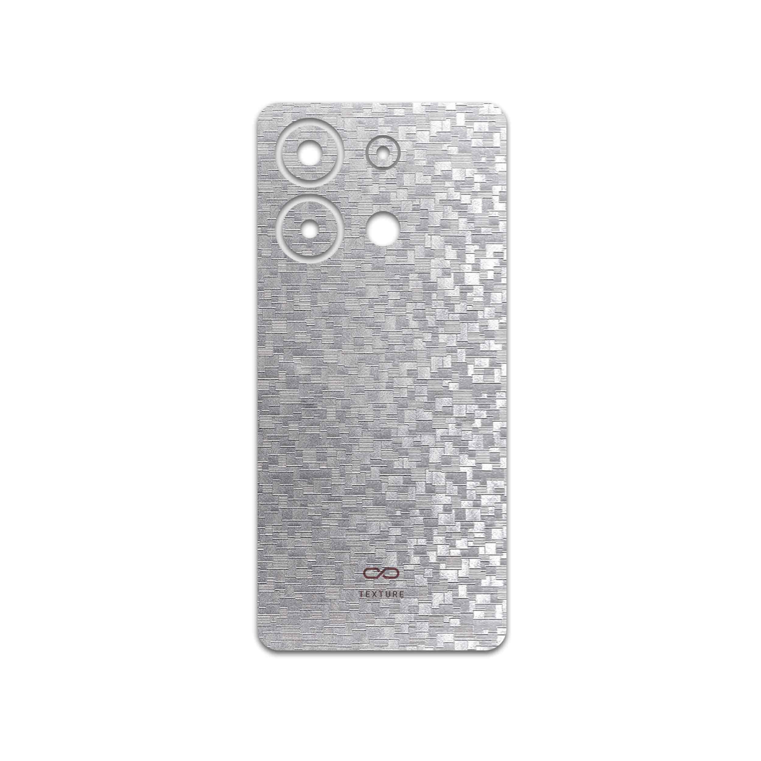 برچسب پوششی ماهوت مدل Silver-Silicon مناسب برای گوشی موبایل شیائومی Redmi Note 13 4G