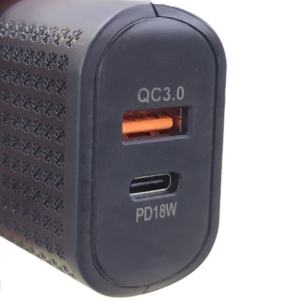 شارژر دیواری کلومن مدل KOL _KCH110 به‌همراه کابل تبدیل USB-C