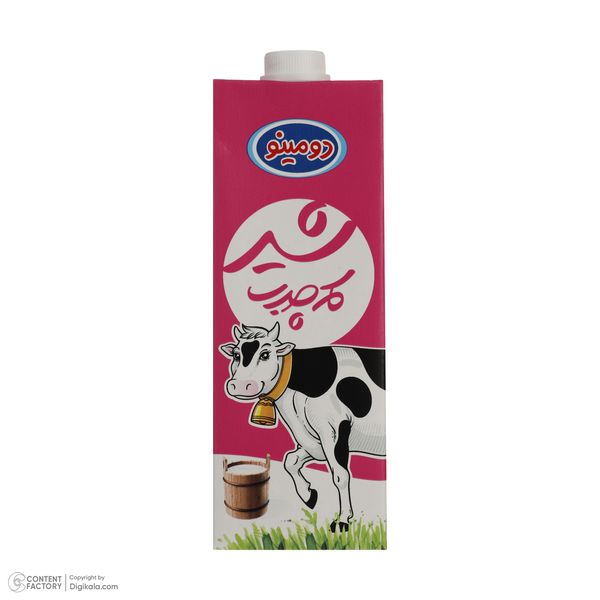 شیر کم چرب دومینو - 1 لیتر بسته 4 عددی