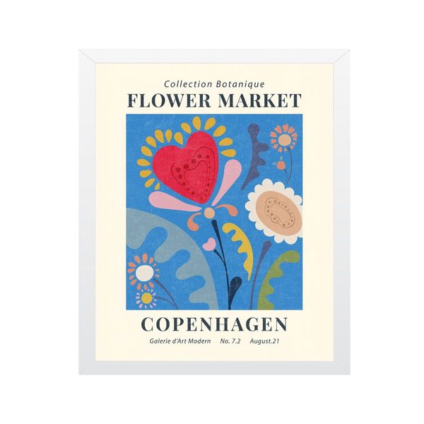 تابلو مدل بازار گل کپنهاگ