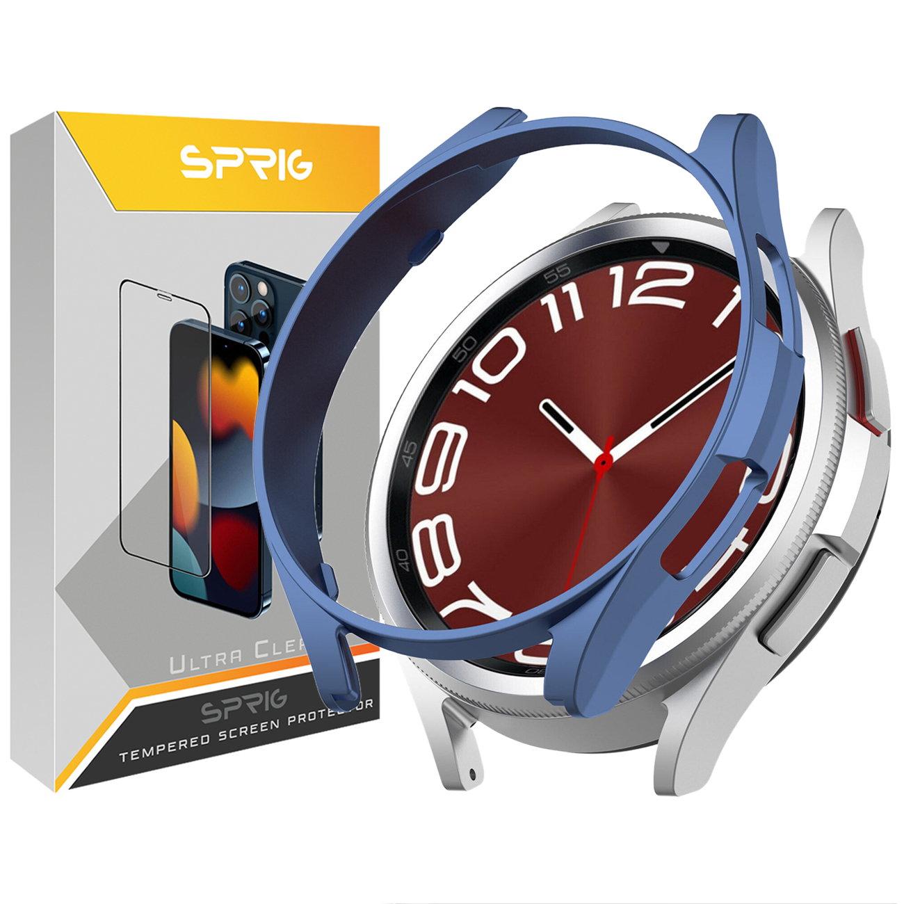  کاور اسپریگ مدل SPG-NGL مناسب برای ساعت هوشمند سامسونگ Galaxy Watch 6 Classic 47mm 