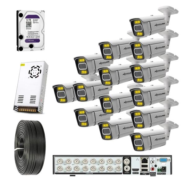 سیستم امنیتی مدل FULL KIT AHD 13 CCTV -