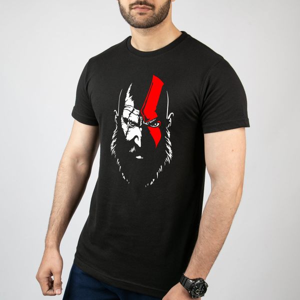 تی شرت آستین کوتاه مردانه مدل بازی God of War کد G014