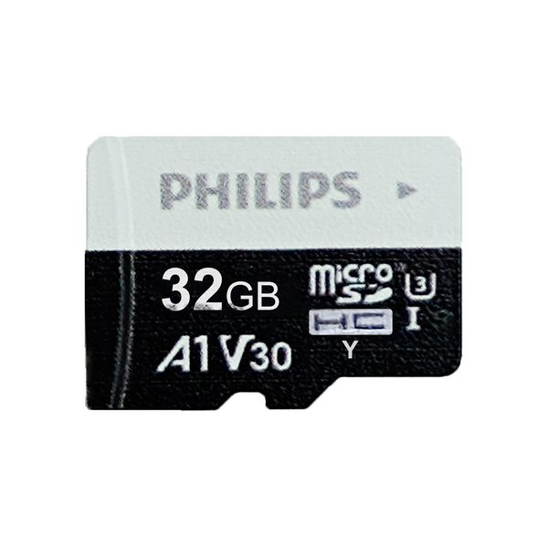 کارت حافظه microSD HC فیلیپس مدل A1-V30 کلاس 10 استاندارد UHS-I U3 سرعت 80MBps ظرفیت 32 گیگابایت