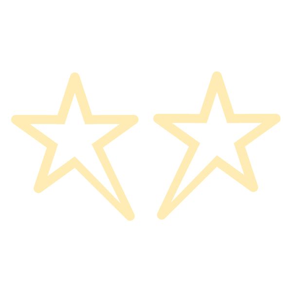 گوشواره طلا 18 عیار زنانه کرابو طرح ستاره مدل Kr5167