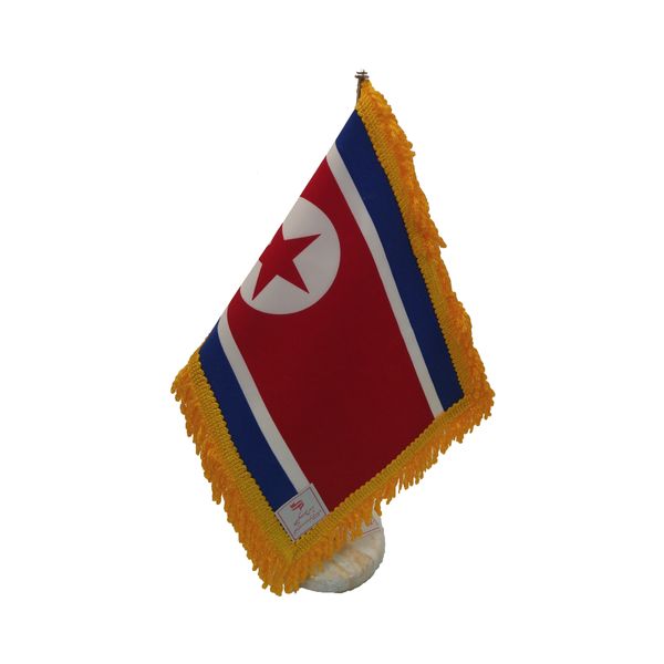 پرچم رومیزی ایران اسکرین طرح پرچم کره شمالی مدل 20468