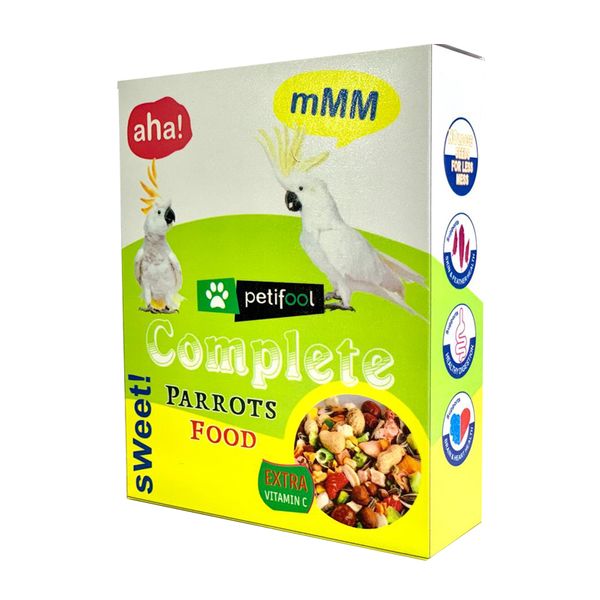 غذای طوطی سانان پتی فول کد SPARP750 وزن 750 گرم