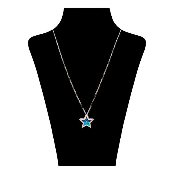 گردنبند نقره زنانه سواروسکی مدل ستاره خاص جواهری کد 56654115