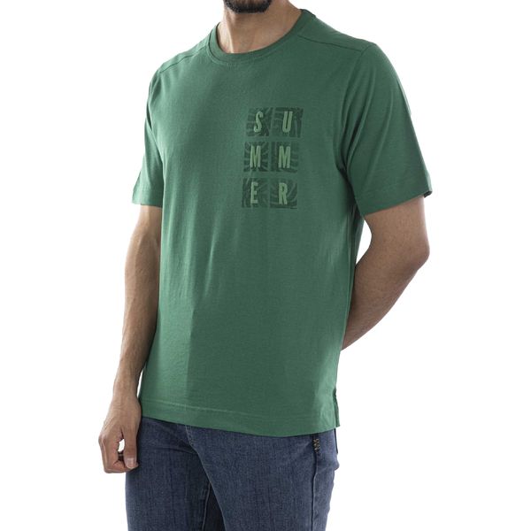 تی شرت آستین کوتاه مردانه جوتی جینز مدل summer کد 1551415 رنگ سبز